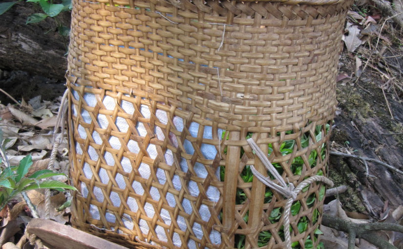 picking basket - summer tea -